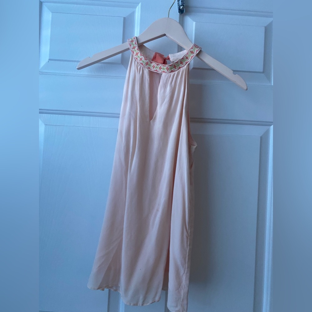 Spartina silk halter top